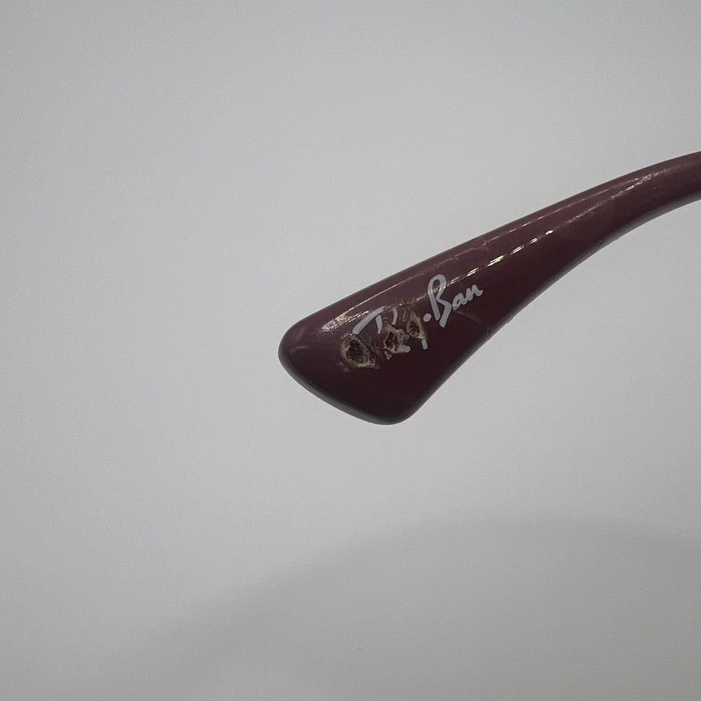 Ray Ban Eyeglasses Frames Only RB 7014 5156 52-18-140 Tortoise & Purple Half Rim
